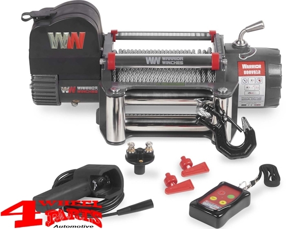 Winch Warrior Samurai 800VS12 3600kg 8000lb 12V with Steel Cable