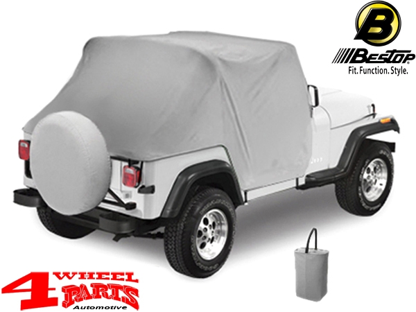 Trail Cover from Bestop Charcoal Denim Jeep CJ + Wrangler YJ year 76-91