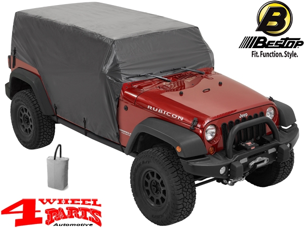 Trail Cover from Bestop with Soft Top or Hardtop installed Jeep Wrangler JK  JL Unlimited year 07-23 4-doors | 4 Wheel Parts