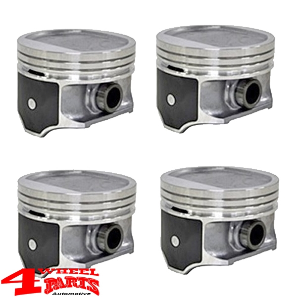 Piston 4 pcs Set Standard Jeep year 83-95 with 2,5 L