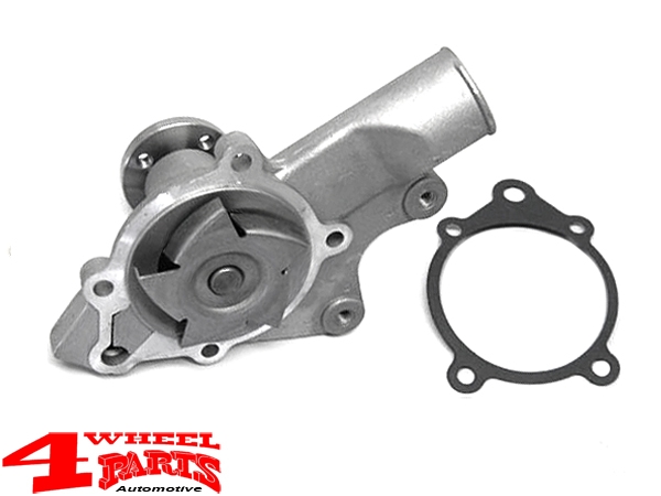 Cooling Water Pump incl. Gasket Jeep Wrangler YJ year 87-90 4 + 6 Cyl.  V-Belt Drive | 4 Wheel Parts