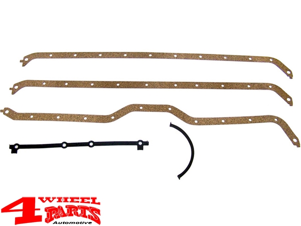 Oil Pan Gasket Set Jeep year 66-91 3,8 + 4,0 + 4,2 L 6 Cyl.