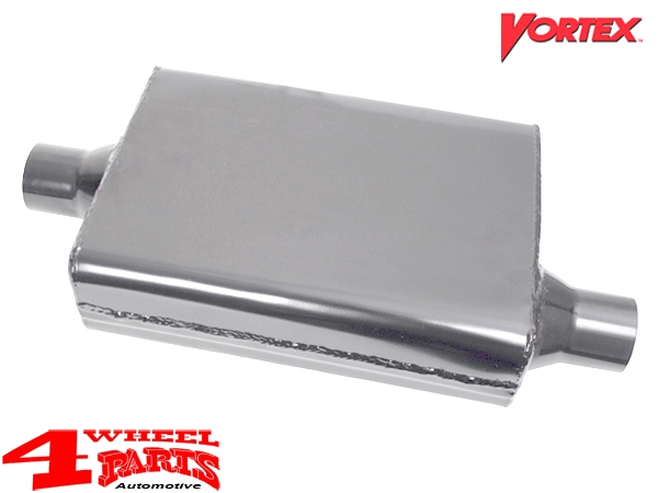 Sport Muffler Cherry Bomb "Vortex" Wrangler YJ TJ year 91-06 4 + 6 Cyl.