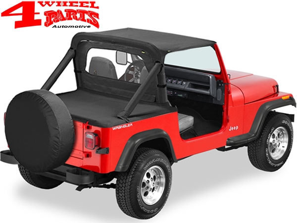 Duster Deck Cover Bestop Black Denim YJ 87-91 Softtop