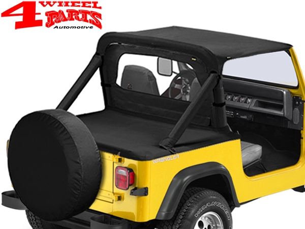Duster Deck Cover Bestop Black Crush CJ7 + YJ 80-91 Supertop