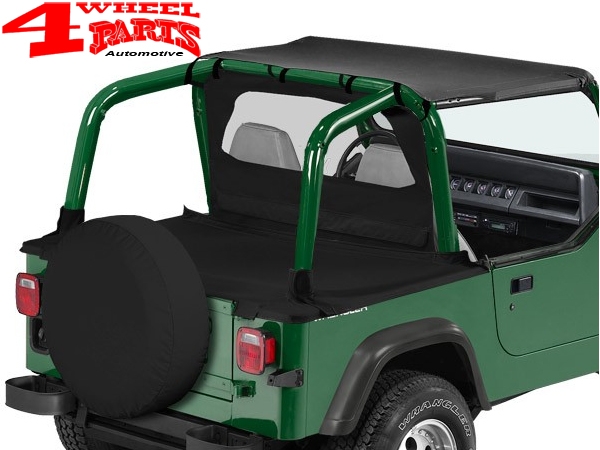 Duster Deck Cover Bestop Black Denim YJ 92-95 Hardtop