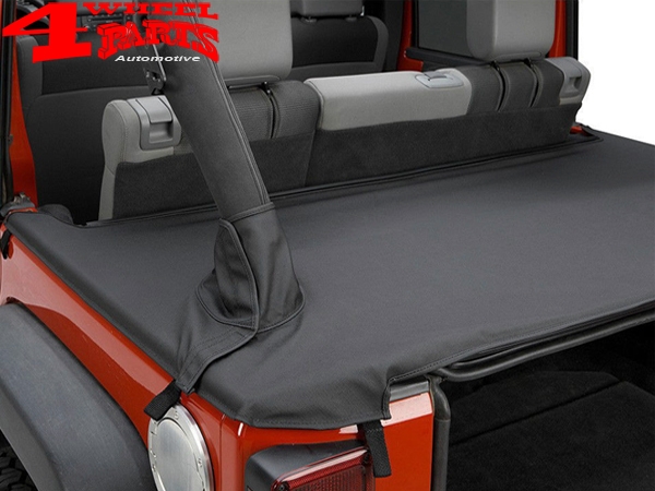 Duster Deck Cover Bestop Black Diamond Wrangler JK year 07-18 4-doors