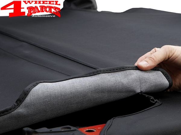 Duster Deck Cover Extension Black Diamond Wrangler JK 07-18 4-doors