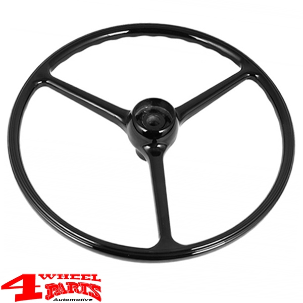 Steering Wheel without Horn Button CJ5 + CJ6 + CJ3B year 64-75