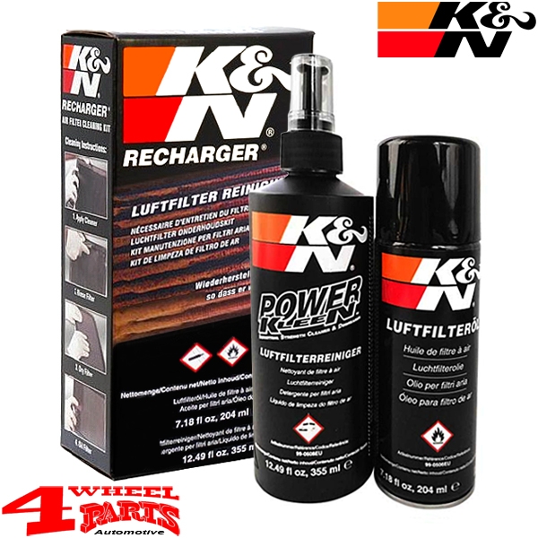 Sport Luftfilter K&N Wartungskit Filteröl und Filterreiniger