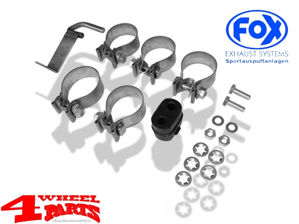 Sport Stainless Steel Muffler exit right + left with TÜV 