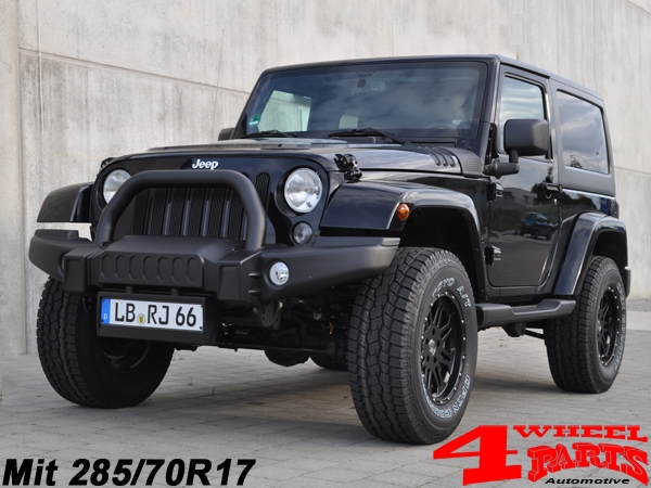Aluminum Wheel 8,5x17 ET +10 Coffi' Black Matt TÜV Wrangler JK year 07-18