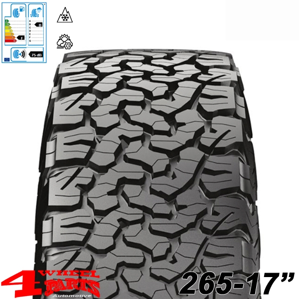 Alufelge 8,5x17 ET +18 BUiL´T + Reifen 265/70 R17 AT JK JL JT 07-24
