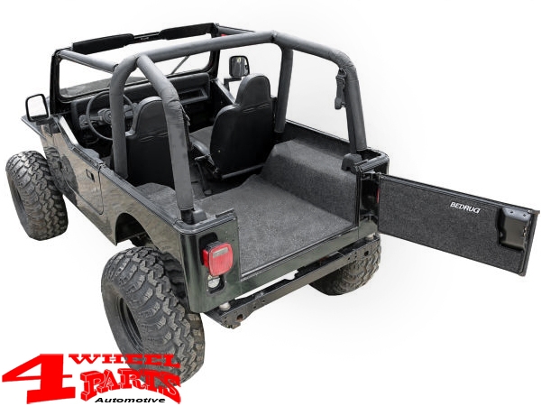 Carpet Kit Rear Premium Floor Kit from BedRug Jeep Wrangler YJ year 87-95 |  4 Wheel Parts