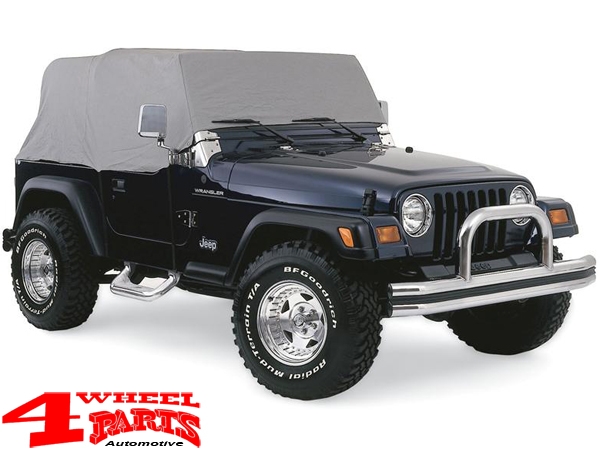 Cab Car Cover Trail Cover Gray Jeep Wrangler YJ TJ year 92-06 | 4 Wheel  Parts