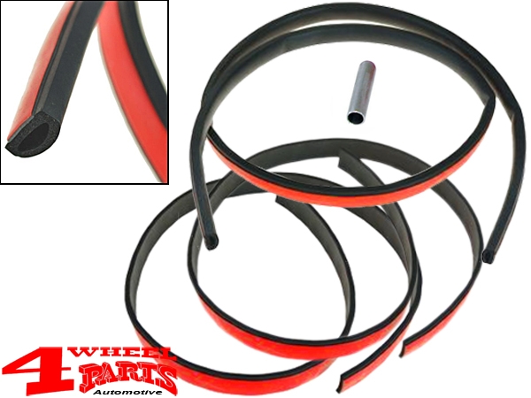 Hardtop Weatherstrip Kit Jeep CJ + Wrangler YJ TJ year 77-86