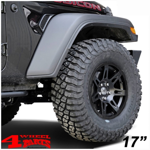 Alufelge 4x 8,5x17 ET +30 W-TEC + Reifen 35x12,5 R17 MT JT 19-24