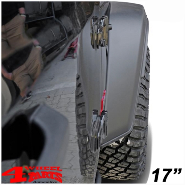 Alufelge 4x 8,5x17 ET +30 W-TEC + Reifen 35x12,5 R17 MT JT 19-24