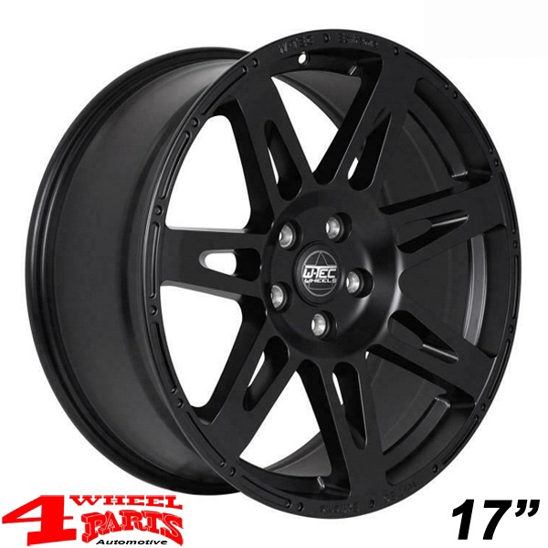 Alufelge 4x 8,5x17 ET +30 W-TEC + Reifen 35x12,5 R17 MT JT 19-24