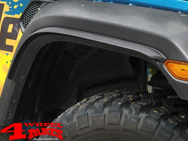 Extended Fender Flares 4 Piece 25mm Jeep Wrangler JL year 18-23 | 4 Wheel  Parts