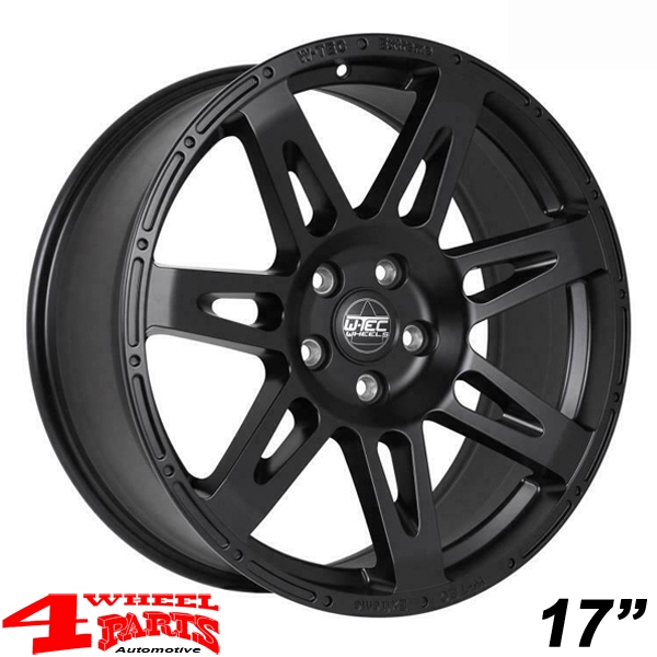 Alufelge 5x 8,5x17 ET +30 W-TEC + Reifen 285/70 R17 ST JL 18-24