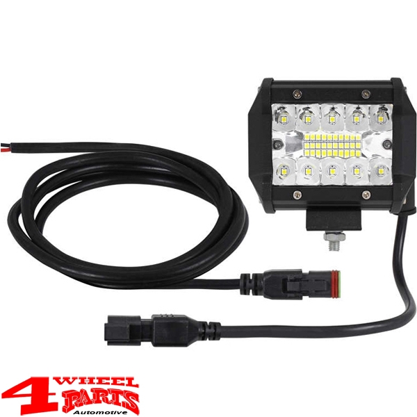 LED Scheinwerfer rechteckig 8x10cm 60 Watt mit E-Prüfzeichen