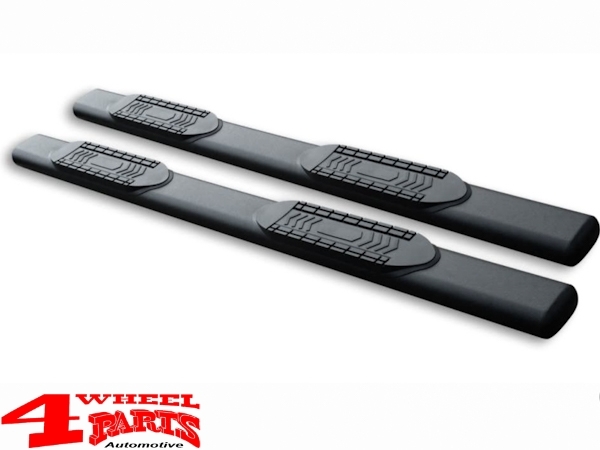 Side Bars 152mm Black structured Steel Dodge Ram Crew Cab 09-18