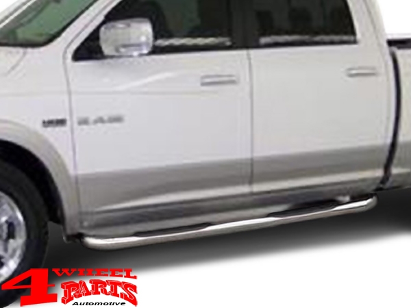 Side Bars Ø 75mm Stainless Steel Dodge Ram 2500 + 3500 Crew Cab year 10-19