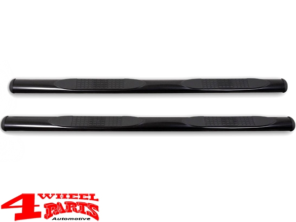 Schwellerrohre Oval Ø 100mm schwarz VW Amarok Bj. 10-20