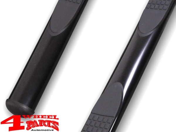 Schwellerrohre Oval Ø 100mm schwarz VW Amarok Bj. 10-20