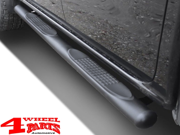 Schwellerrohre Oval Ø 100mm schwarz Ranger + Raptor 2023-
