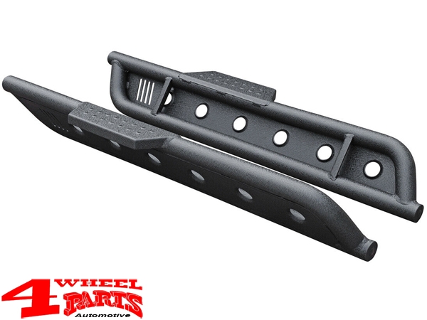 Side Tube Steps Aluminum structured Wrangler JL year 18-24 2-doors