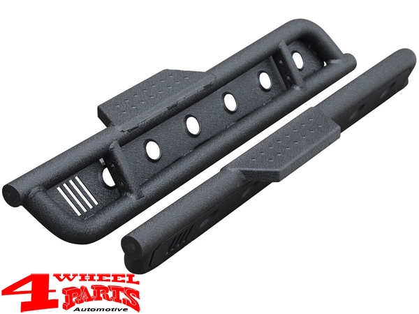 Side Tube Steps Aluminum structured Wrangler JL year 18-24 2-doors