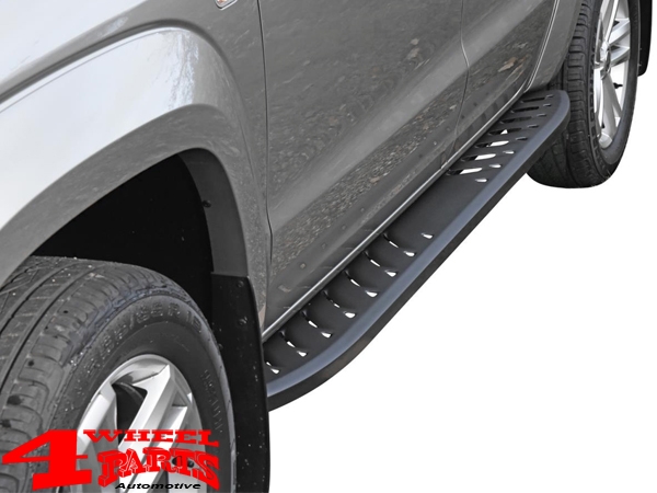 Trittbretter Shark-Design schwarz VW Amarok Bj. 10-20