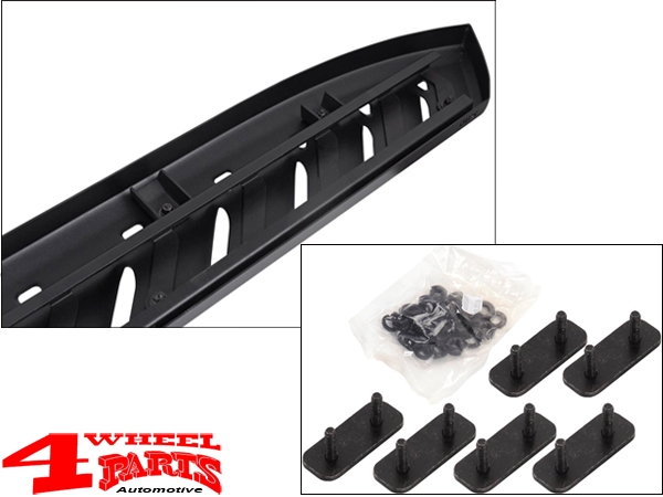 Trittbretter Shark-Design schwarz VW Amarok Bj. 10-20