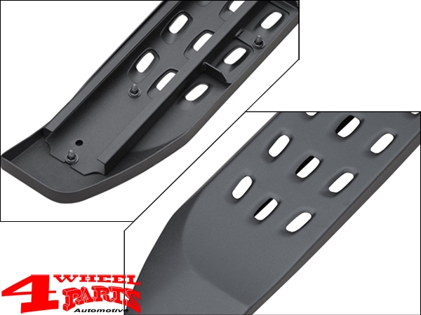 Trittbretter Raptor-Design 18cm schwarz matt VW Amarok T1 Bj. 2023-