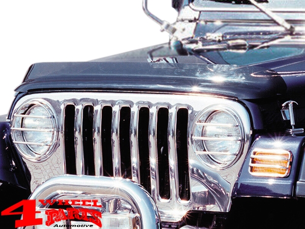 Wrap Around Bug Shield Acrylic Smoke Wrangler TJ 97-06