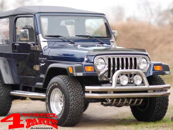 Wrap Around Bug Shield Acrylic Smoke Wrangler TJ 97-06