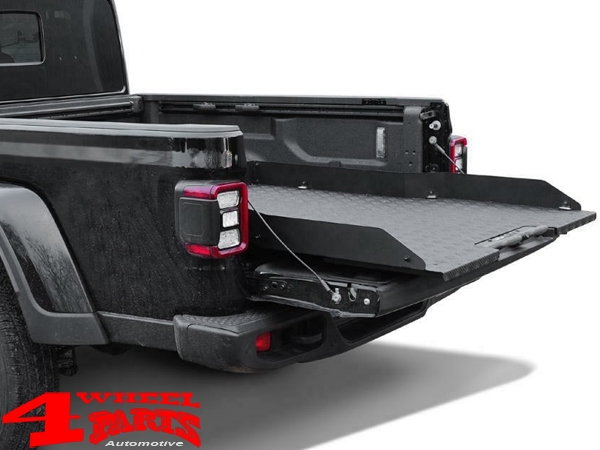 Ladeflächenauszug Aluminium für Medium Pickup's + Gladiator JT