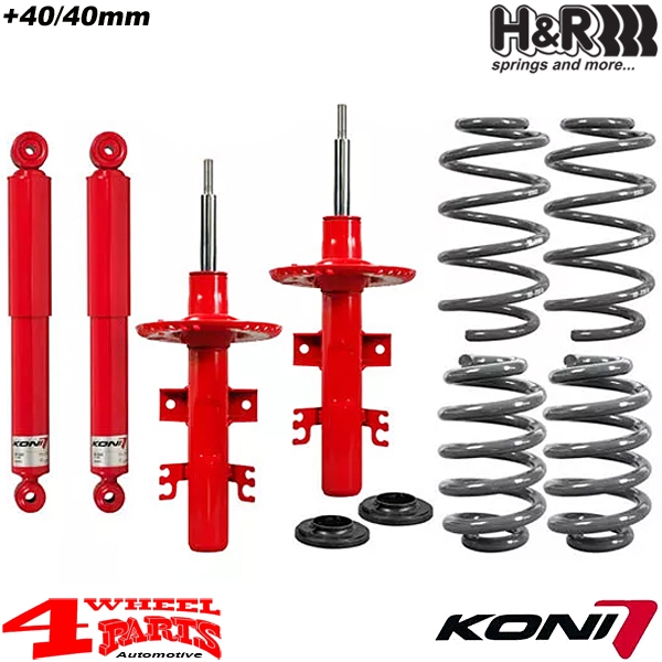 Höherlegung H&R mit TÜV +40mm VW Bus T5 Bj. 03-15 + T6 Bj. 15-19