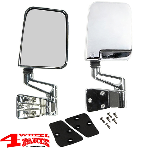 Mirror Set Door Chrome Wrangler YJ TJ year 87-02