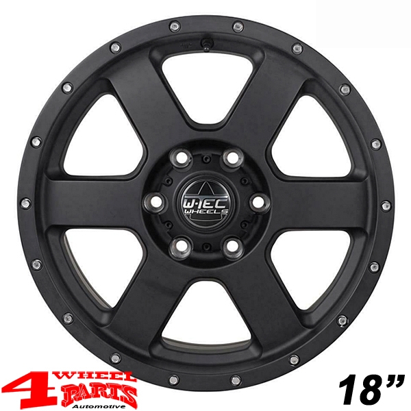 Alufelge 8,5x18 ET +35 W-TEC All Terrain TÜV Wrangler JL 18-24