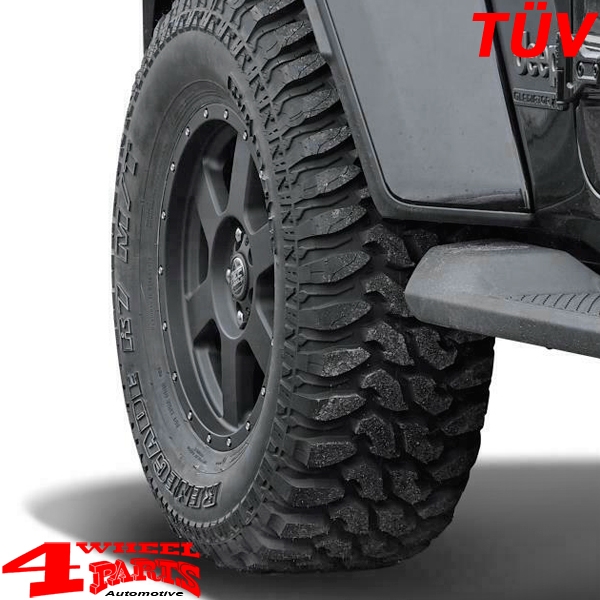 Alufelge 8,5x18 ET +35 W-TEC All Terrain TÜV Wrangler JL 18-24