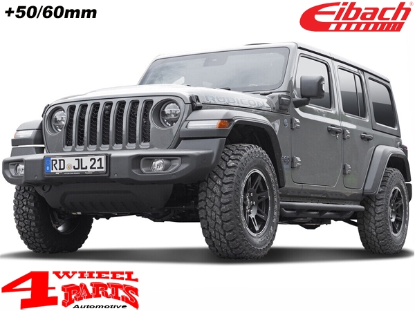 Fahrwerk Eibach mit TÜV +50-60mm Wrangler JL 21-24 4-Türer 4xe