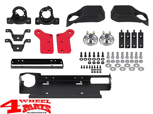 Front Winch Bumper Rubicon Style with Hoop Wrangler JK year 07-18