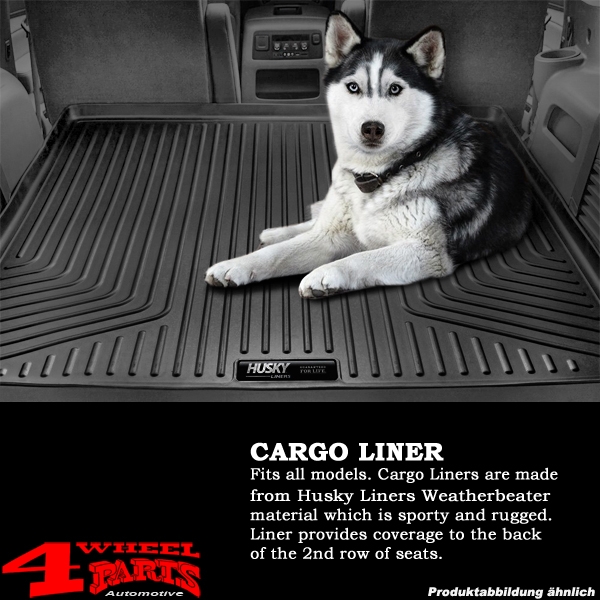 Cargo Liner Rear Husky Liners Jeep Wrangler JL Unlimited year 18-21 4-doors  | 4 Wheel Parts