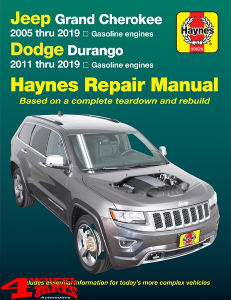 Repair Manual Haynes Jeep Grand Cherokee year 2005-2019