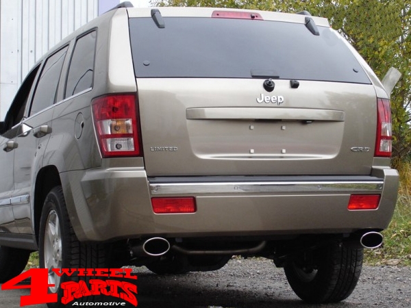 Sportauspuff Edelstahl TÜV Grand Cherokee WH Bj. 05-10 3,0 CRD