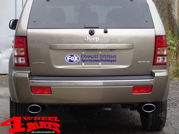 Sportauspuff Edelstahl TÜV Grand Cherokee WH Bj. 05-10 3,0 CRD
