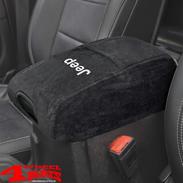 Arm Rest Pad Cover Velour Black from Insync with Jeep Wrangler JL year  18-23 + Gladiator JT year 19-23